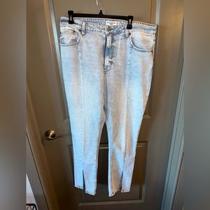 Abercrombie split hem curve live skinny